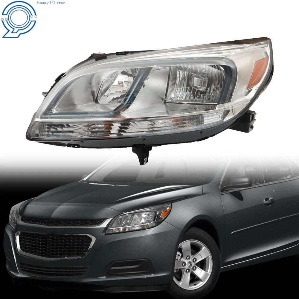 Halogen Headlights LH Side for Chevy Malibu (2013–2016)