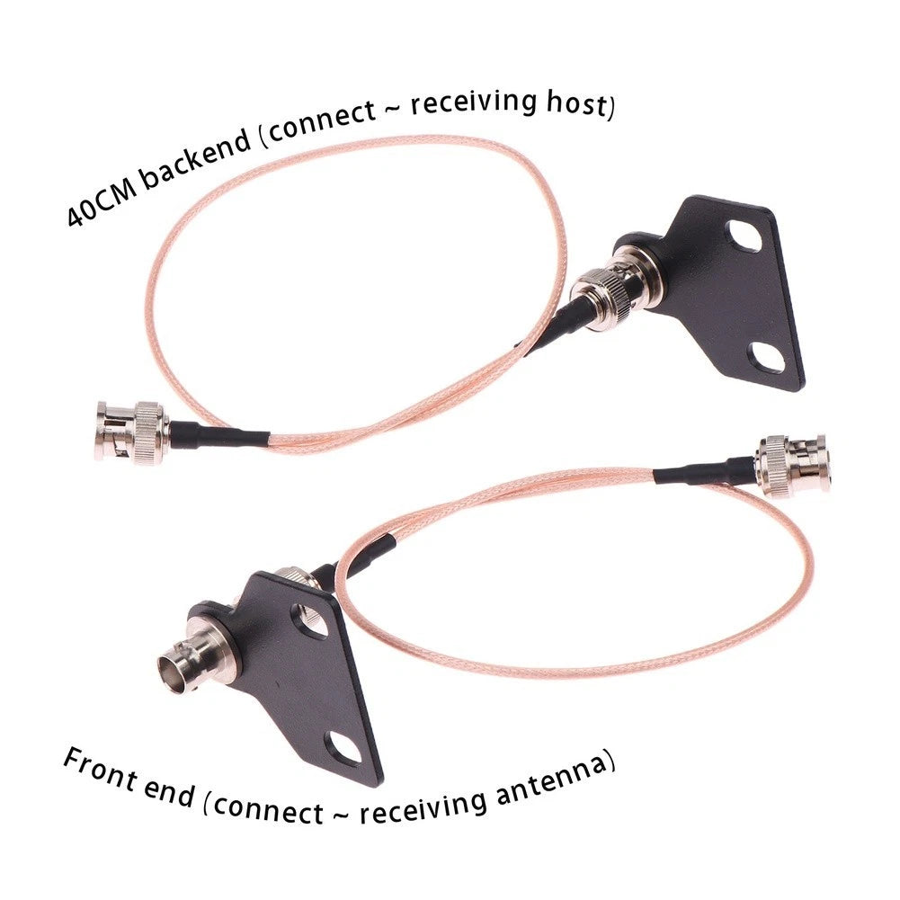 2X Stage Wireless Mic for BNC Antenna Extender Receiver Audio Link