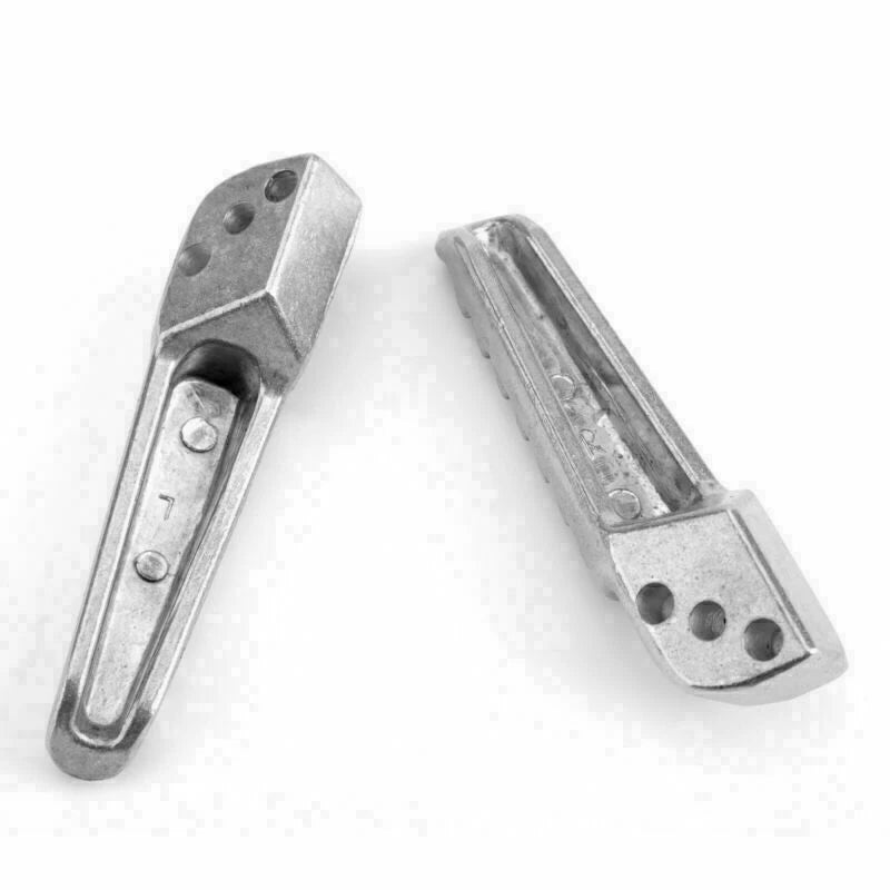 Rear Foot Peg Footrest for Kawasaki Ninja EX250 EX300 ZZR1200 (2008–2020) Silver T9