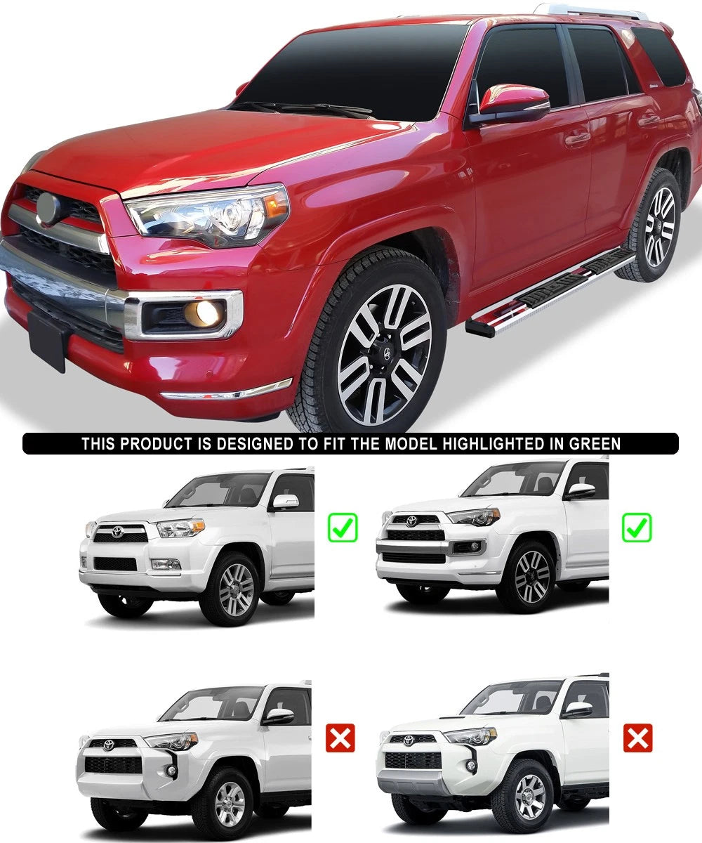 Chrome OE Style Running Boards for Toyota 4Runner (2010-2024)