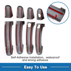 Door Handle Cover Trim for Ford Ranger  - Silver Tone