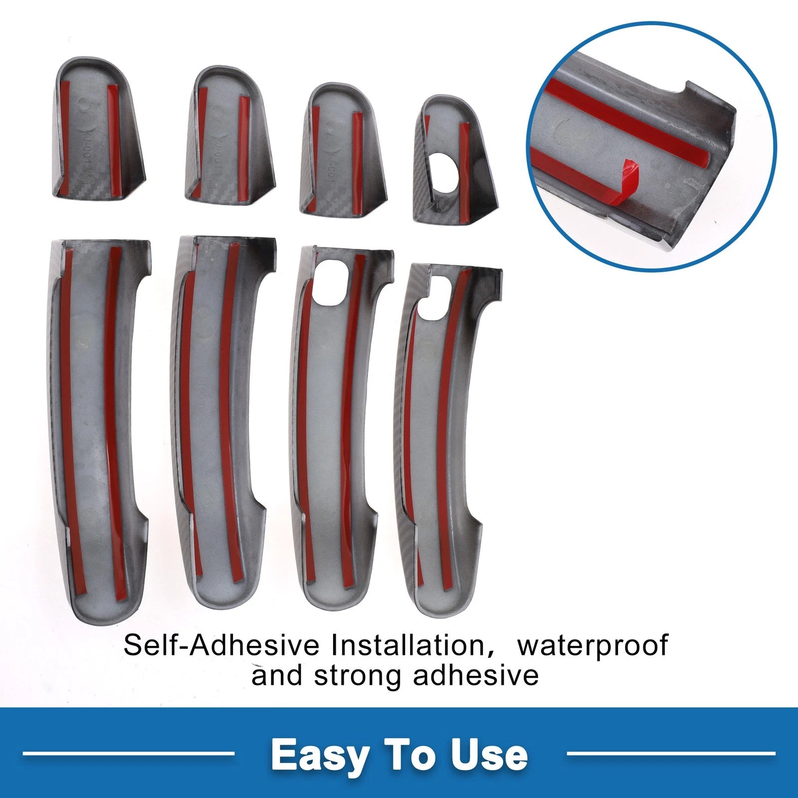 Door Handle Cover Trim for Ford Ranger  - Silver Tone