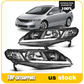 2X Headlight Assembly for Honda Civic (2006–2011) with LED DRL