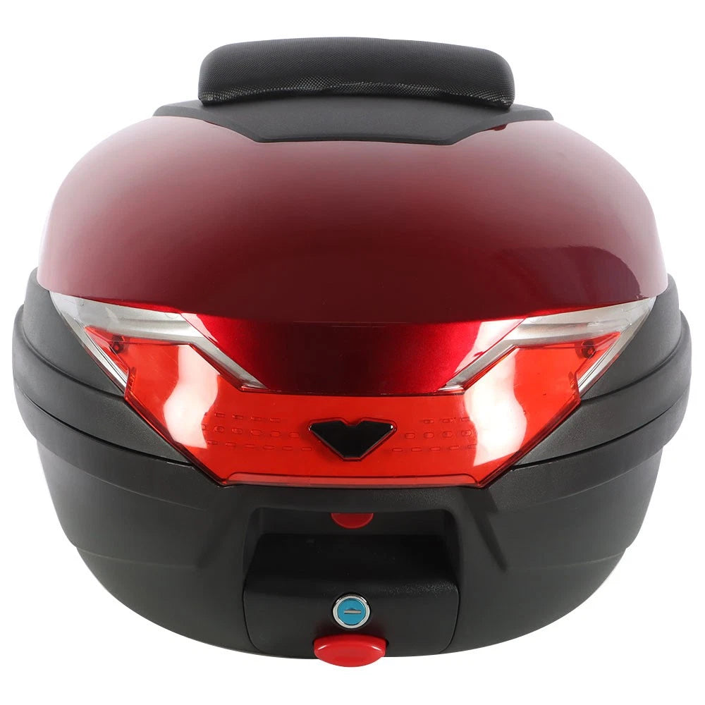 32L Red Motorcycle Tour Tail Box for Scooter