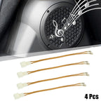Set of 4 Car Speaker Connector Wire Harness Adapter for Jeep Dodge