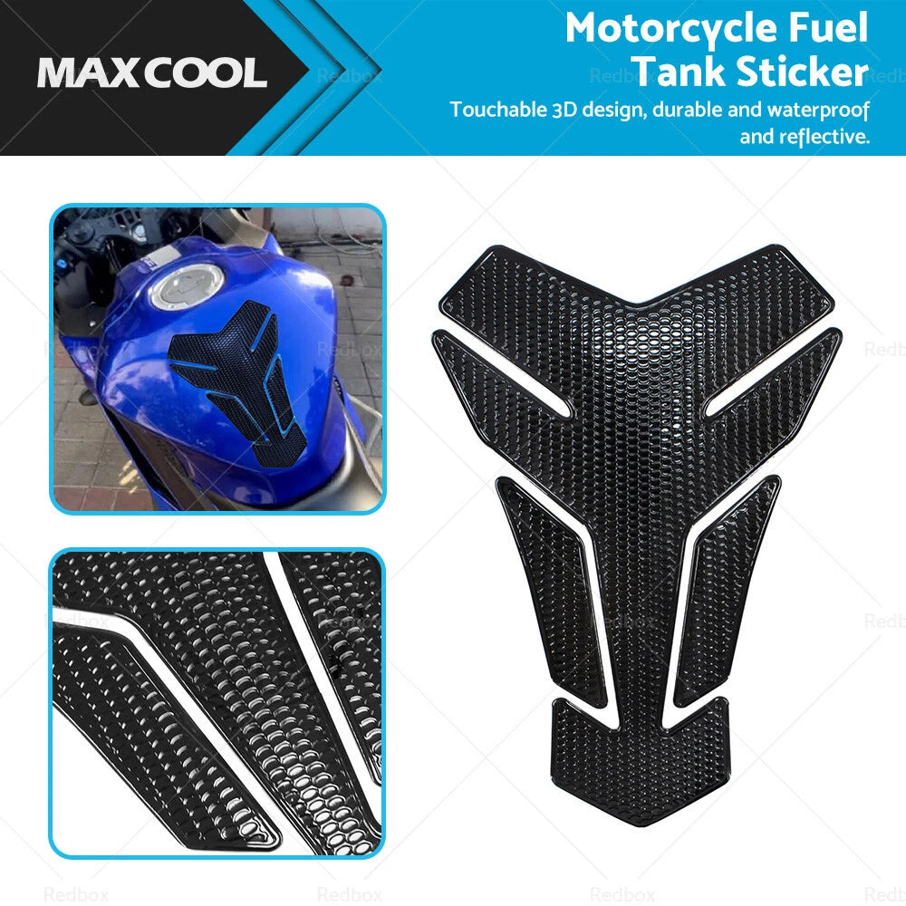 Gas Fuel Tank Pad Protector Sticker for Motorcycle (Fits )