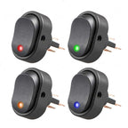 Rocker Switch with LED for Automotive (12V)