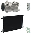 AC Compressor Kit With Condenser Replacement for Audi S3 2.0L (2017–2019)