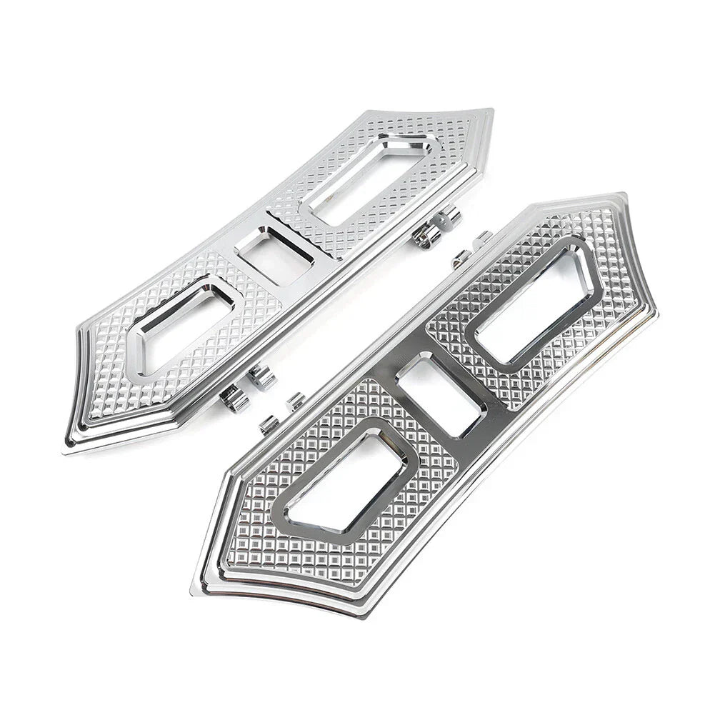 Chrome Front Driver Footboard for Harley Softail Touring