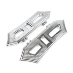 Chrome Front Driver Footboard for Harley Softail Touring