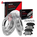 10.3in Rear Brake Rotors & Ceramic Pads for Hyundai Elantra GT Veloster (2013–2019)