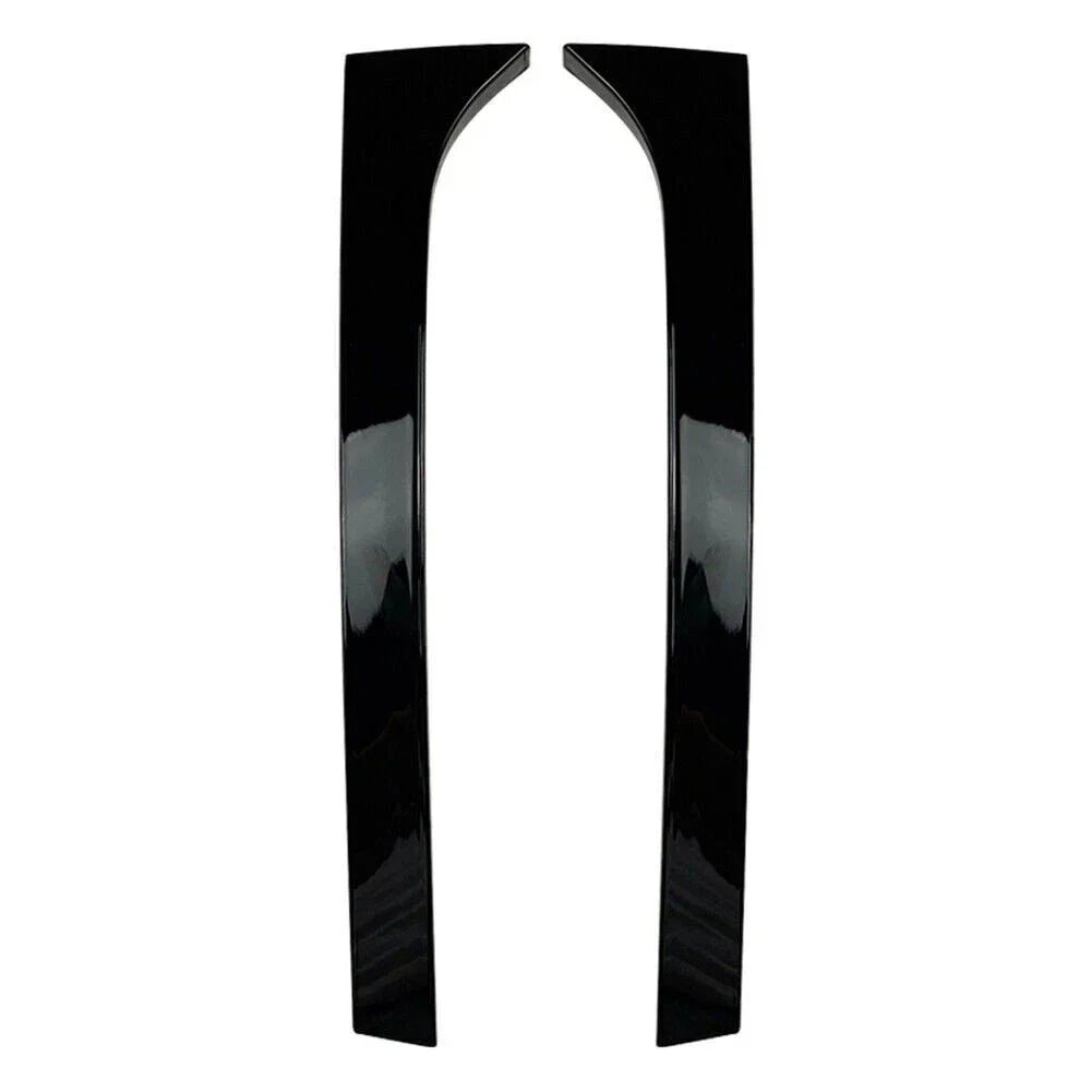 Rear Black Window Spoiler Trim Covers for Skoda Superb (2008-2015)