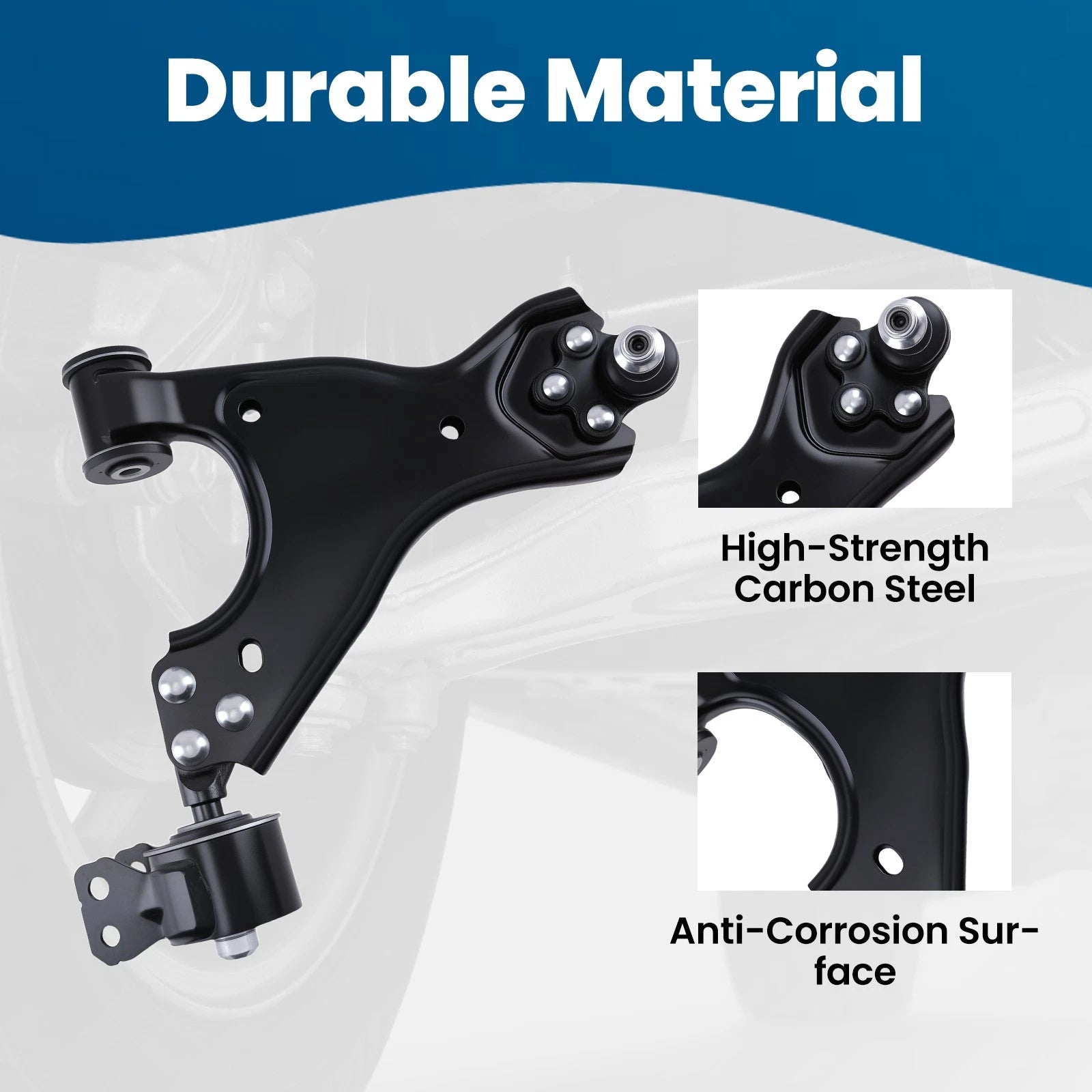 Front Left Lower Control Arm for Buick Enclave, Chevy Traverse (2008–2017)