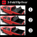 Set of 4.6FT 3-Fold Hard Tonneau Cover with Light for Ford Maverick (2022–2025)