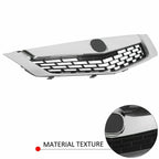 Chrome Front Upper Grille Mesh Cover for Acura TSX (2009-2010)