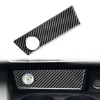 Cigarette Lighter Panel Trim Cover for Audi A4 B9 A5 (2017–2023) Carbon Fiber Black