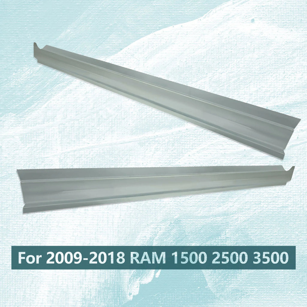 Pair of Slip-on Rocker Panels for Dodge Ram 1500 2500 3500 (2009–2018)