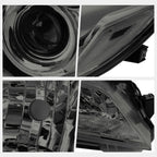 Set of 2 Black Housing Headlights for Ford F150 (2004–2008)