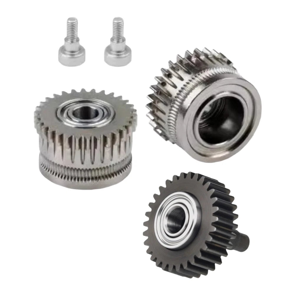 Stepper Motor for Extruder Gear (Hardened Metal, V-shaped Groove)