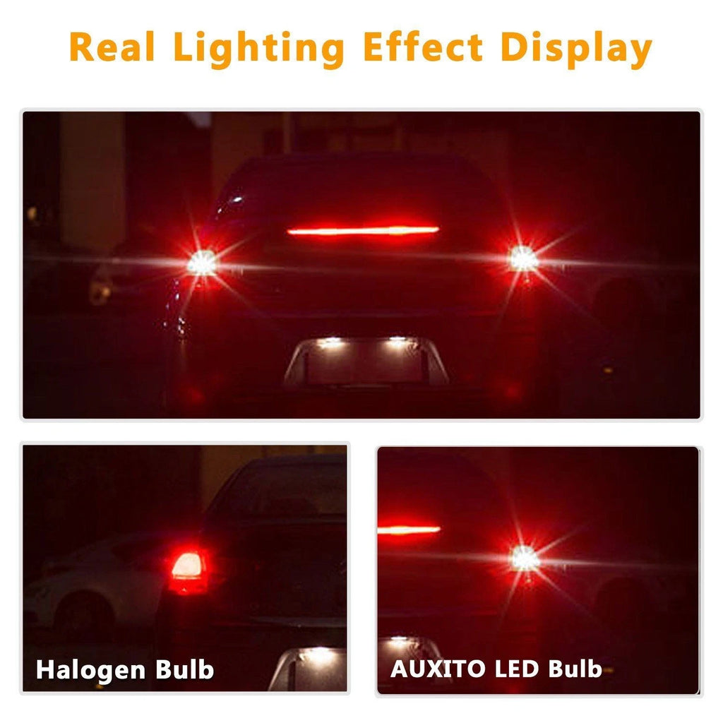 2X AUXITO 3157 3156 Red LED Brake Light Bulb for Ford EXV