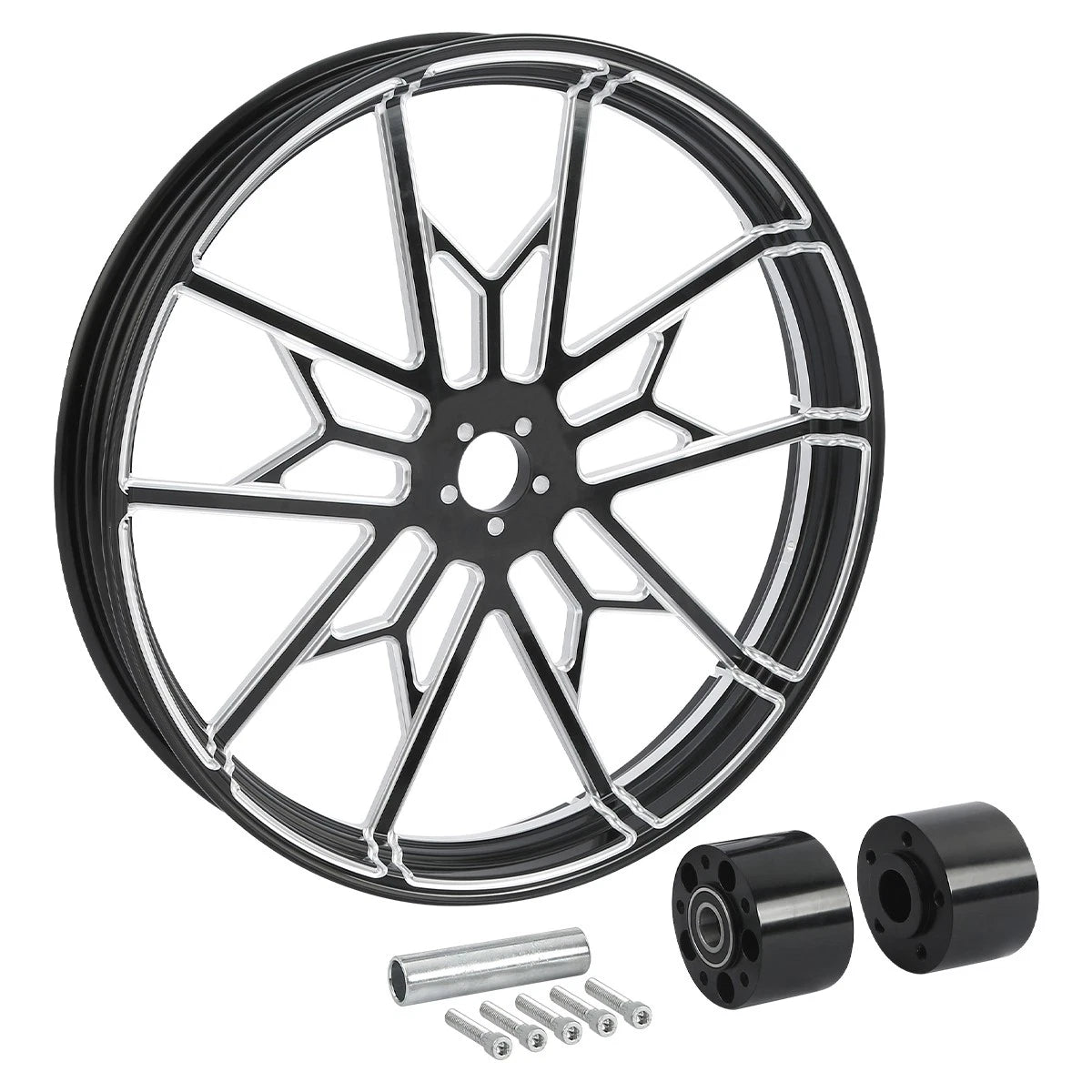 23" Front Wheel Rim & Dual Disc Hub for Harley Electra Glide (1997–2021)