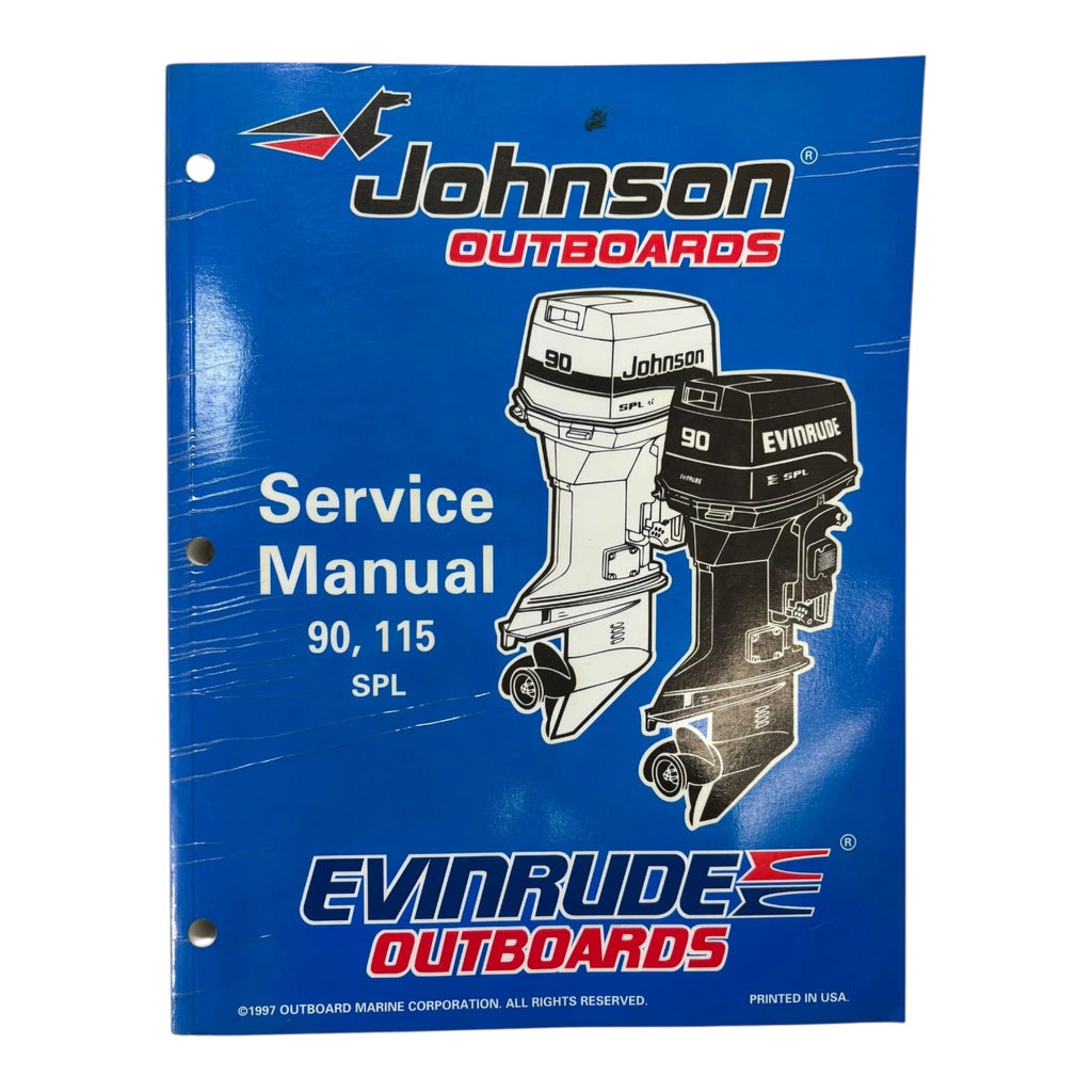 Service Manual for Evinrude Johnson Outboards 90/115 SPL (1997) 520209