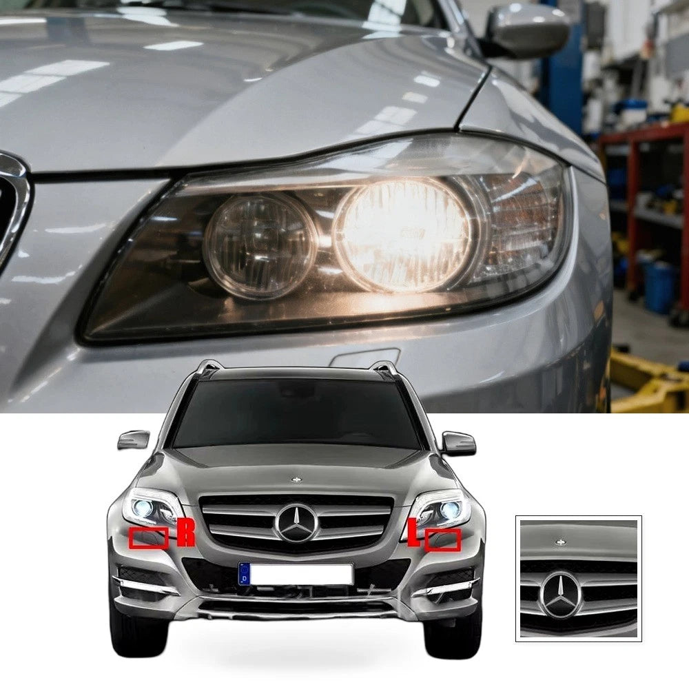 Headlight Washer Cover for Mercedes GLK X204, C-Class W204 (2011–2015)