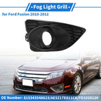 Front Right Fog Light Grill No.615343548784 for Ford Fusion (2010–2012) Black ABS