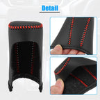 Shift Knob Cover for Honda Accord (2018–2022) - Black with Red Stitches