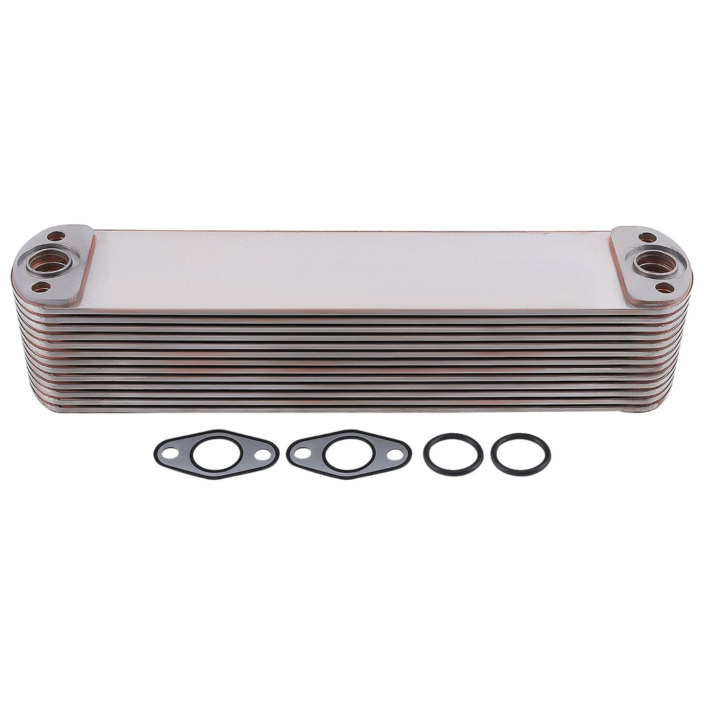 Diesel Engine Oil Cooler & Gasket for Cummins ISX QSX QSX15 ISX15 (2008–2015)