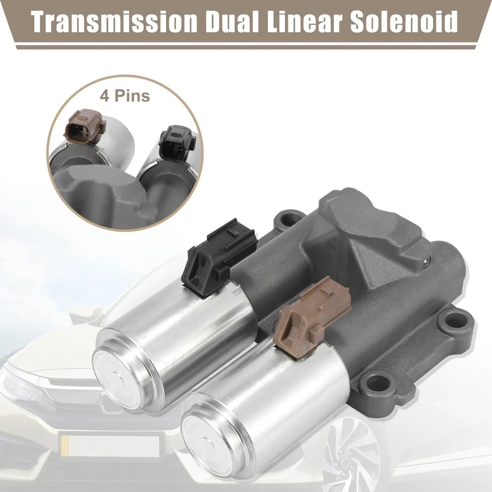 Transmission Dual Linear Shift Solenoid for Honda Civic Fit (2009-2013)