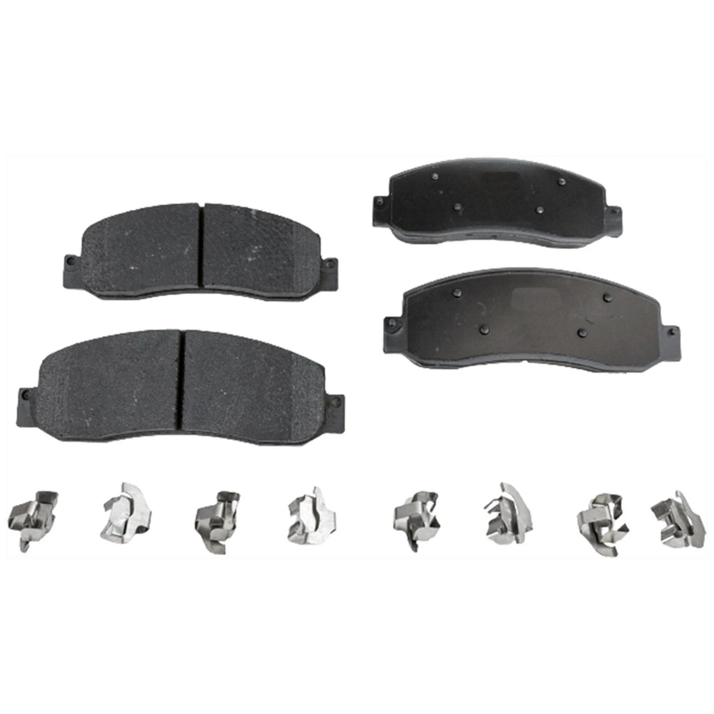 Disc Brake & Pad Kit for Ford F-350 Super Duty (2007) Front & Rear Semi-Metallic