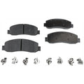 Disc Brake & Pad Kit for Ford F-350 Super Duty (2007) Front & Rear Semi-Metallic
