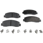 Disc Brake & Pad Kit for Ford F-350 Super Duty (2007) Front & Rear Semi-Metallic