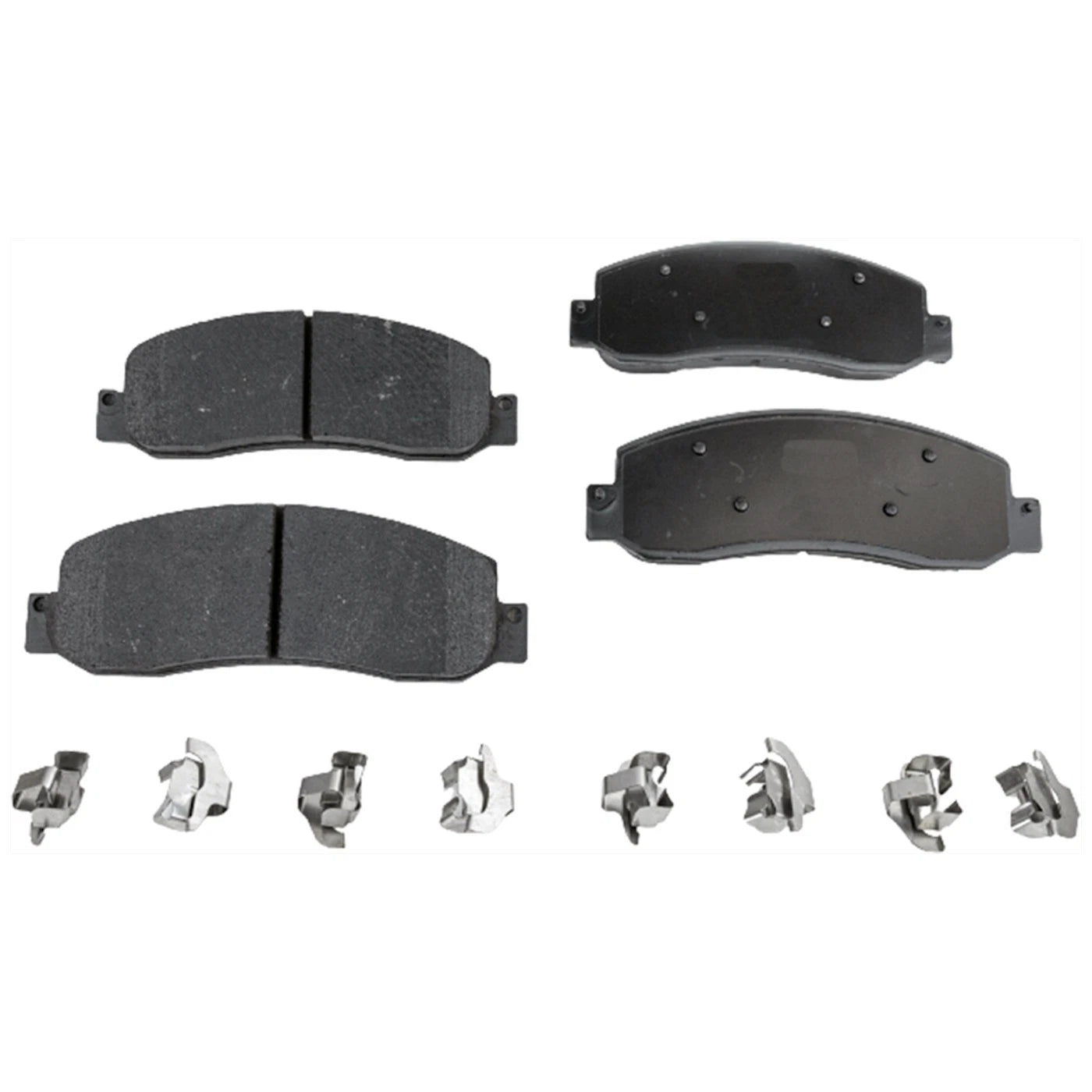 Disc Brake & Pad Kit for Ford F-350 Super Duty (2007) Front & Rear Semi-Metallic
