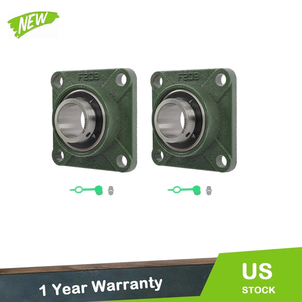 2PCS UCF209-28 Self-Aligning Bearing for (1-3/4" Bore)