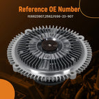 Engine Cooling Fan Clutch for Mazda B2000/B2200 (1982–1993) 2562