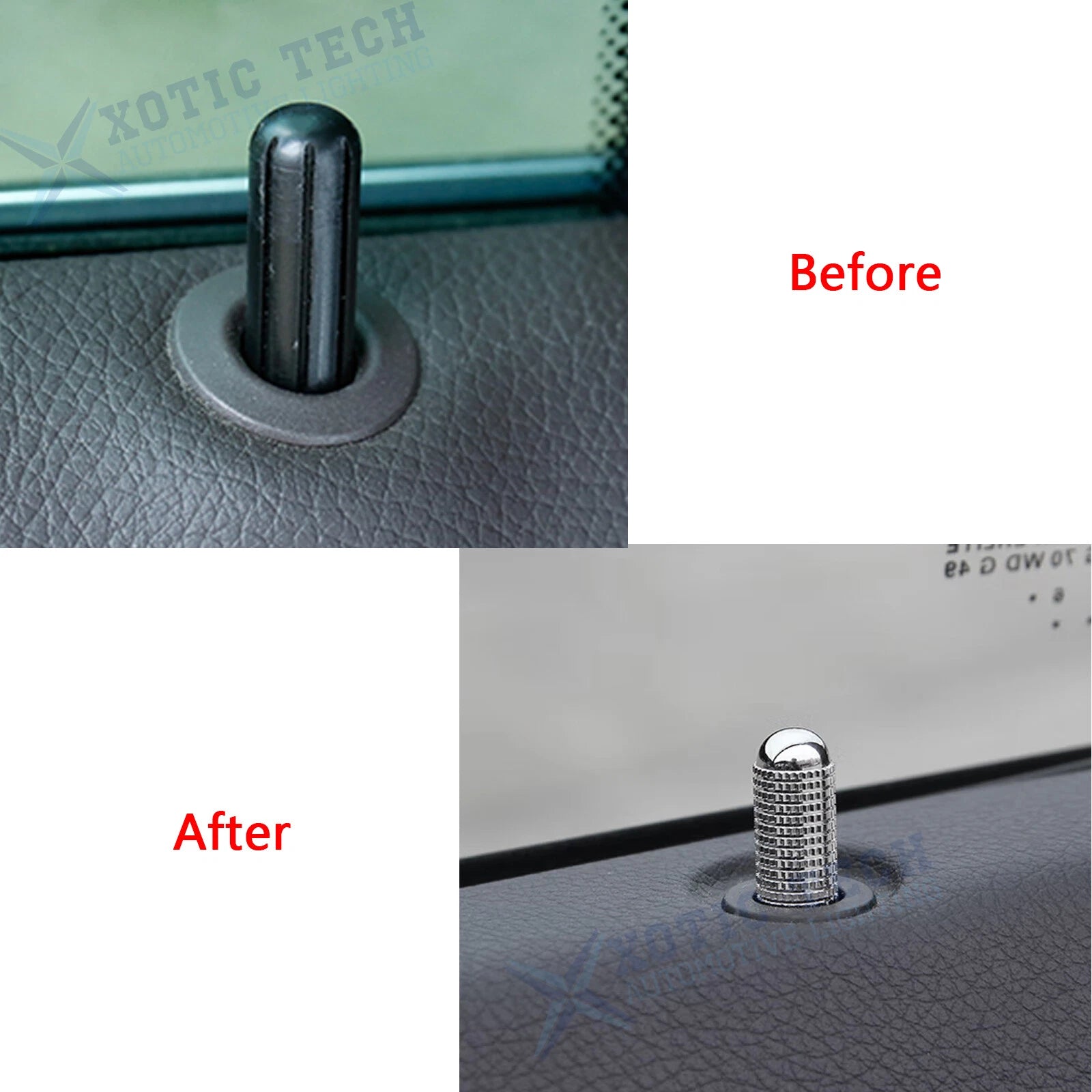 Bolt-On Door Lock Knobs Pin for Mercedes-Benz C E GLC GLE (2014-2021)