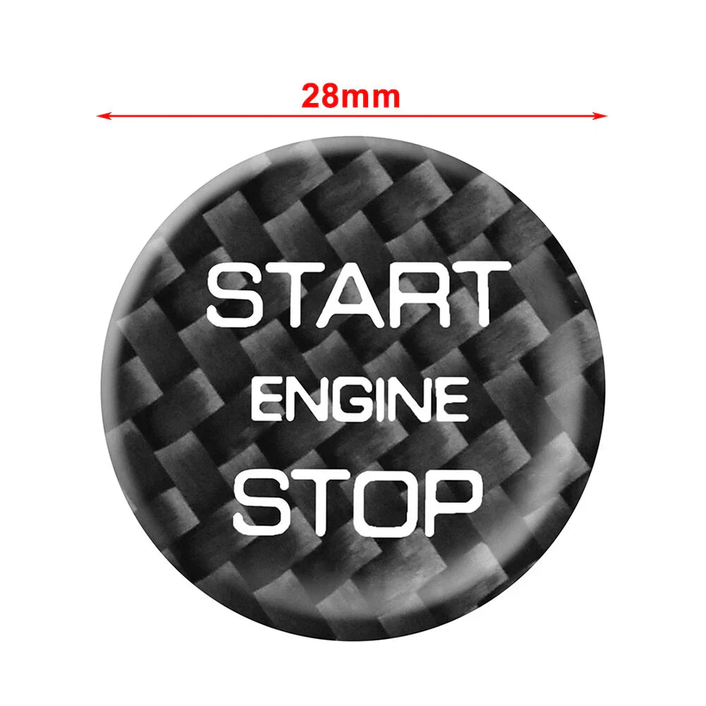 Engine Start Stop Button Trim for Land Rover Discovery Sport (2016-2019) Red