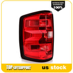 Tail Light for Chevy Silverado 1500 2500 3500HD (2014–2019) Red Housing Left