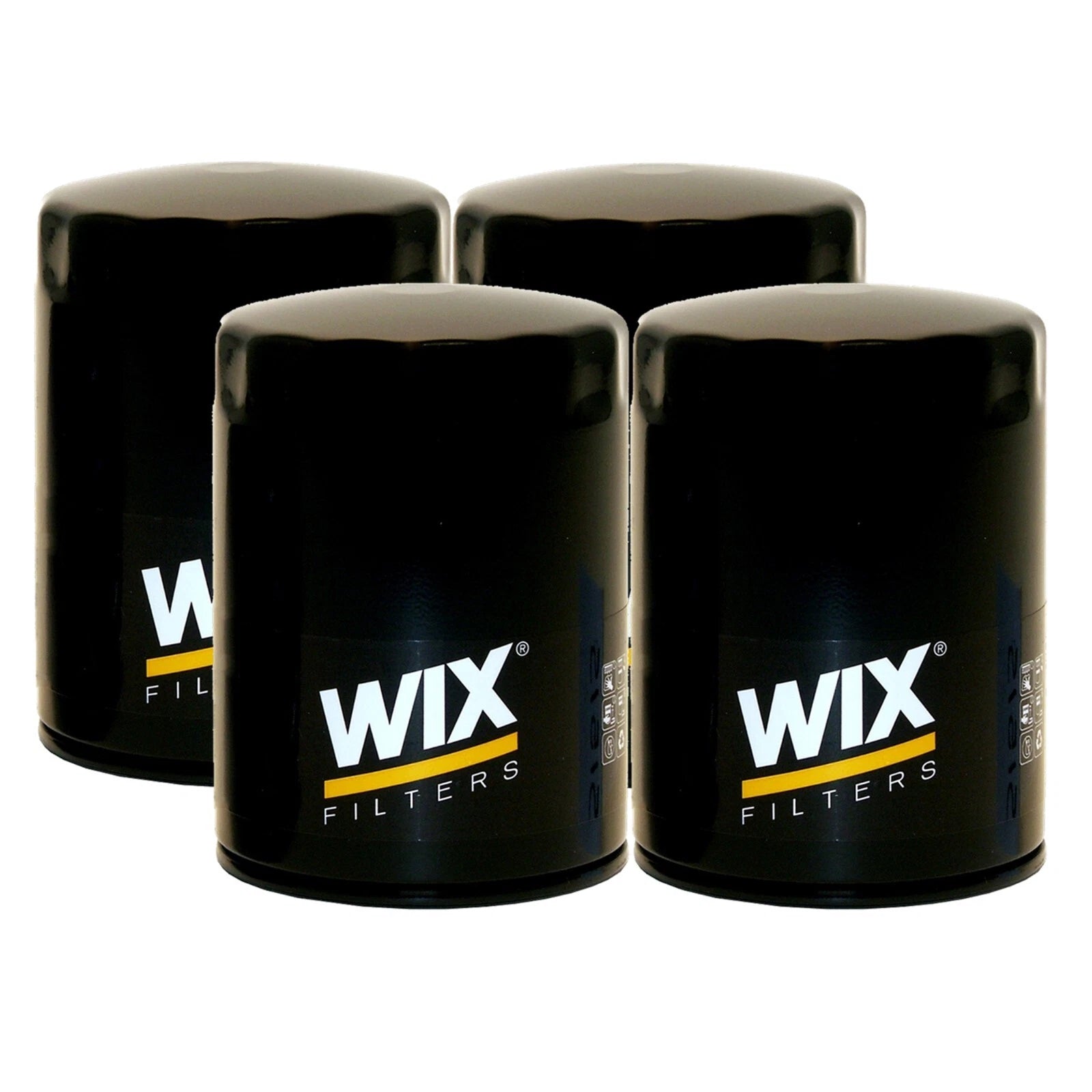 Set of 4 Wix Engine Oil Filters for Audi Chrysler Dodge Ford Jeep Mazda