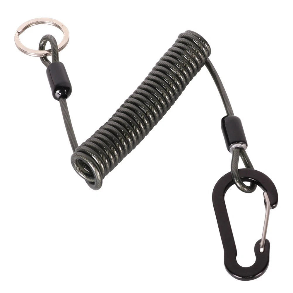Anti-lost Wire Spring Rope for Fishing Tackle (1.2M/2M)
