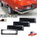 Set of 4 Smoked LED Side Marker Lights for Chevy Nova (1970–1974)