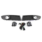 Fog Light Kit for VW Lo (2005–2009) - Left & Right, Mesh Grille