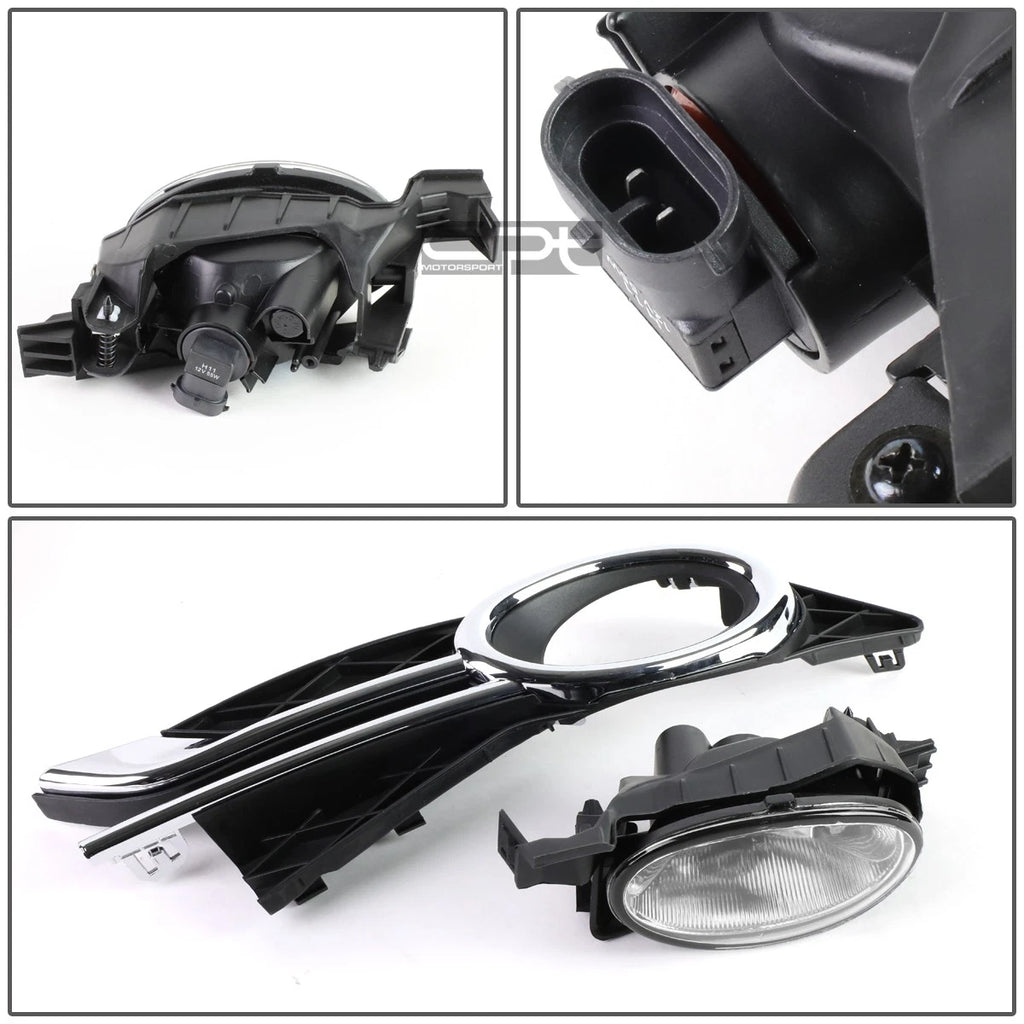 Pair of Clear Lens Fog Lights with Switch for Honda Odyssey (2014–2016)