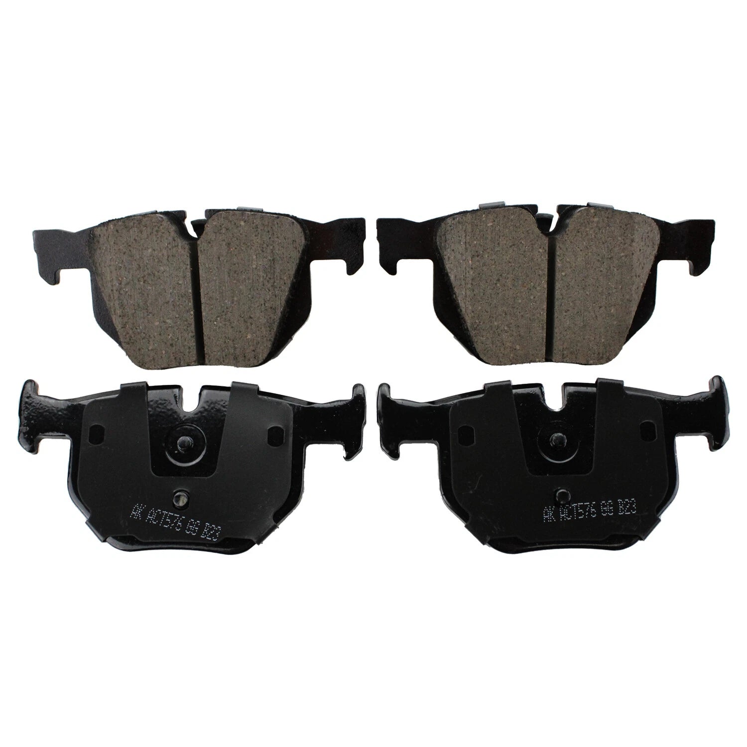 Set of 4 Rear Disc Brake Pads for BMW 525i 528i 528xi 530i 530xi (2001–2007) - Akebono Euro EUR1042
