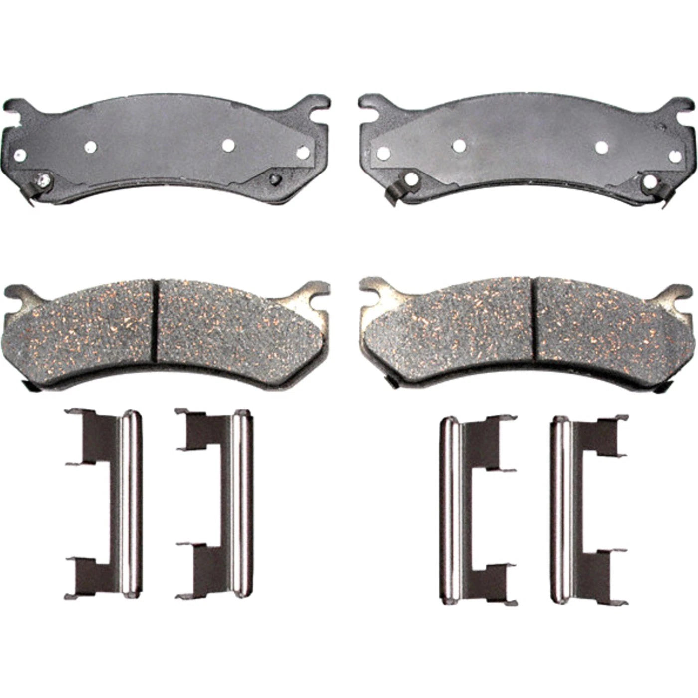Set of 2 Brake Pads for Chevy Express Van (2003–2023)