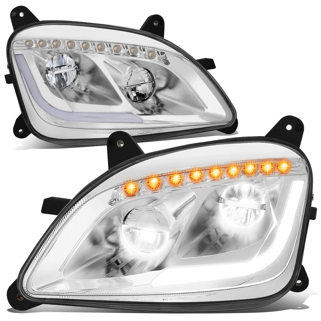 LED Sequential Signal/DRL Headlight for Peterbilt 587 (2011–2018) & 579 (2013–2020)
