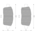 GCT Front Disc Brake Pads Set for Toyota Prius NHW20R Hybrid (2003–2009)