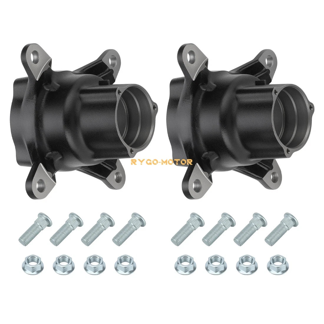 2 Front Wheel Hubs w/Studs for Polaris Sportsman 500 400 335 (1996–2014)